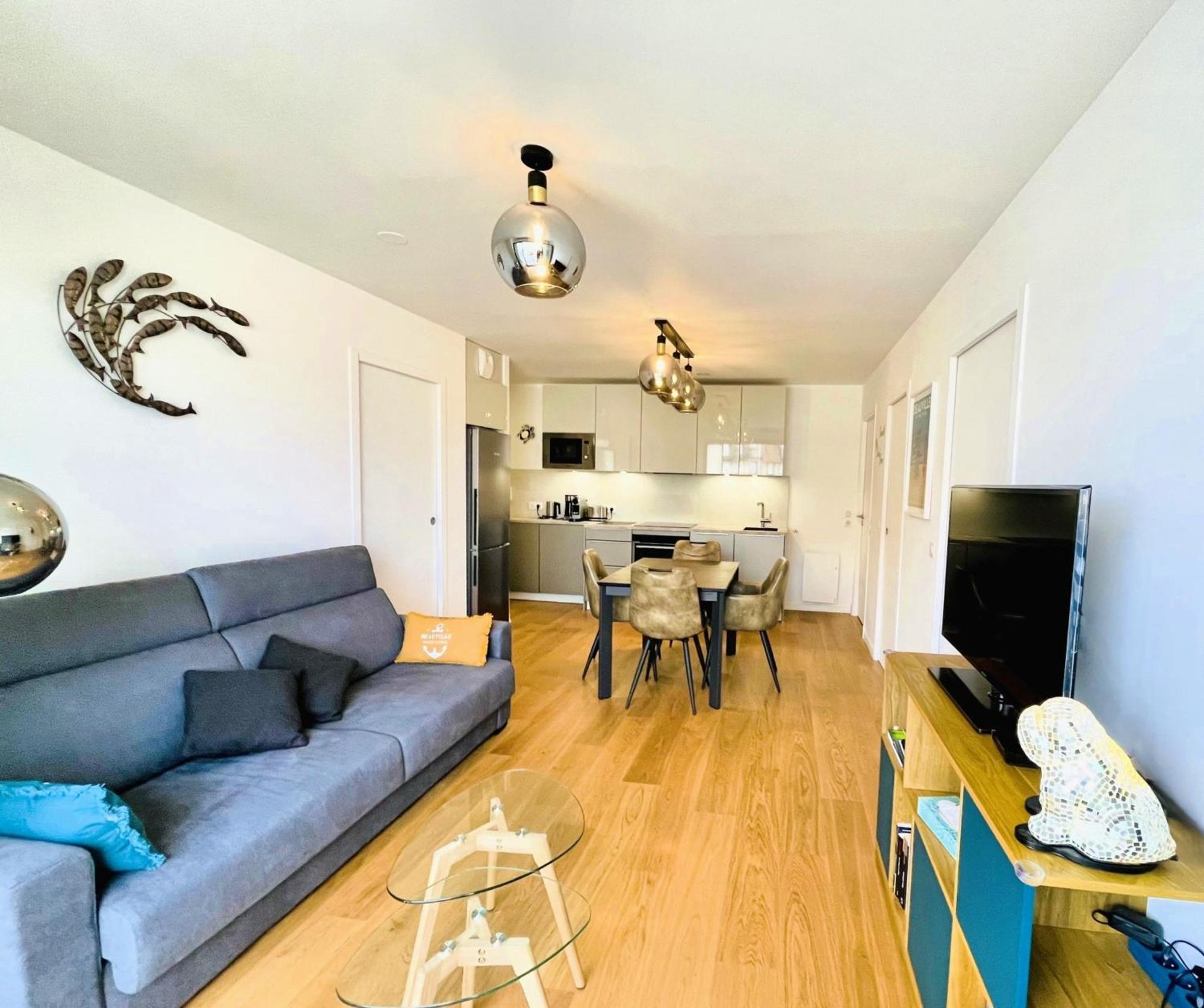 Apartamento Sejour Authentique - Balcon, Parking & Wifi Ultra-Rapide Deauville Exterior foto